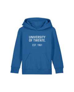 Hooded Sweater Kids University of Twente Royal Blue