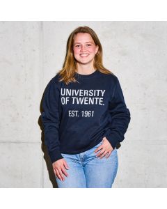 Crew Neck Sweater University of Twente Navy