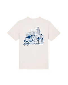 T-Shirt University of Twente Campus Vintage White - NEW